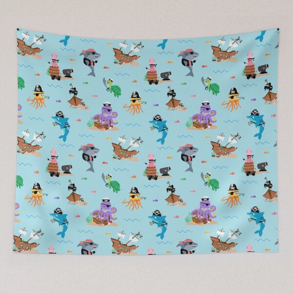 Item preview, Ahoy Pirate Animals designed and sold by SamAnnDesigns.