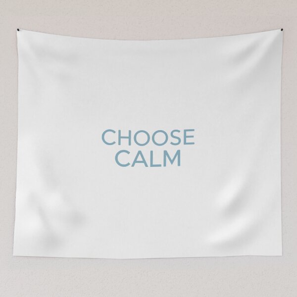 Item preview, Choose Calm — Minimal Typography for a Peaceful Mindset designed and sold by FindYouByZ.