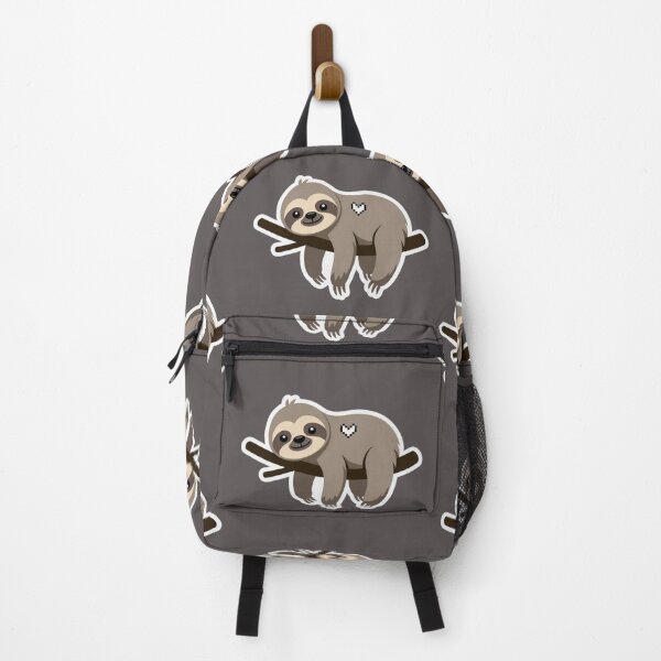 Item preview, Cute Pixel Heart Sloth - Cute 8-Bit Animal designed and sold by Designorado.