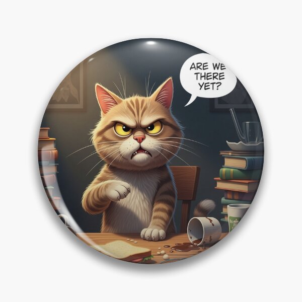 Item preview, Cat Patience Level Zero designed and sold by PetJoyPrintsCO.