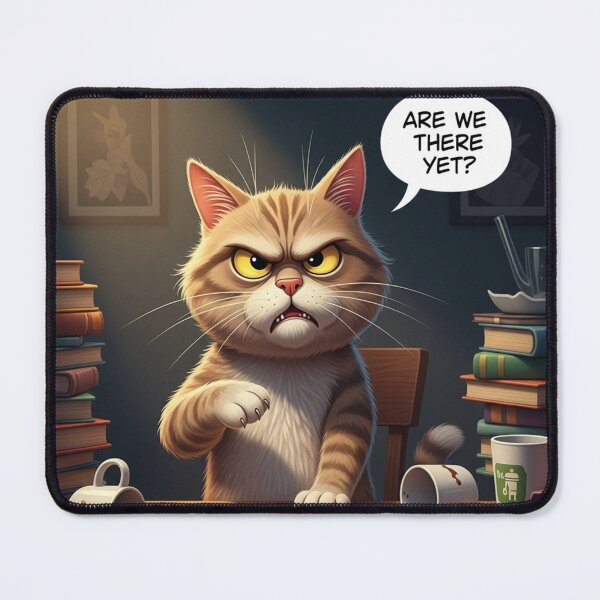 Item preview, Cat Patience Level Zero designed and sold by PetJoyPrintsCO.