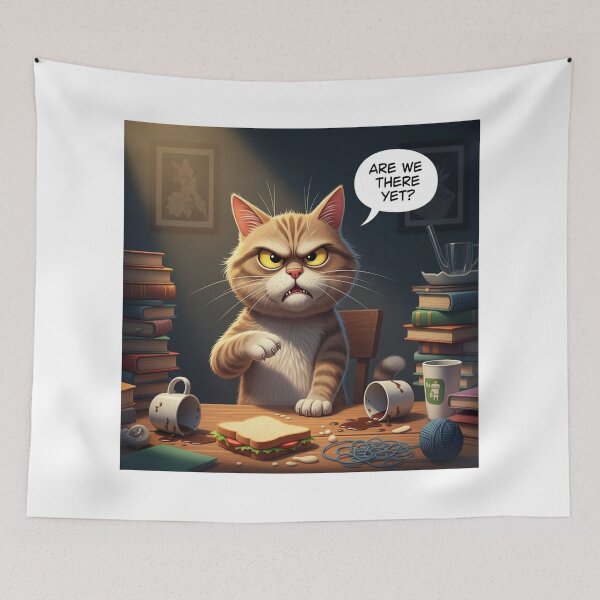 Item preview, Gato Paciencia Nivel Cero designed and sold by PetJoyPrintsCO.