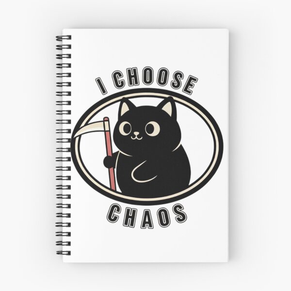 Item preview, Funny cat I Choose Chaos designed and sold by  ARTILOGÍA.