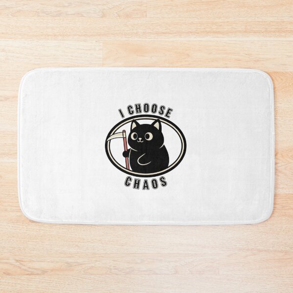 Item preview, Funny cat I Choose Chaos designed and sold by  ARTILOGÍA.