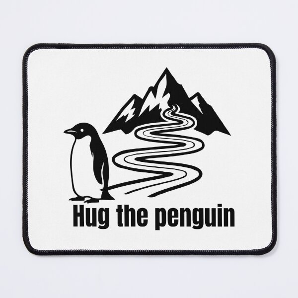 Item preview, Hug The Penguin designed and sold by ANNINOART ⭐⭐⭐⭐⭐.