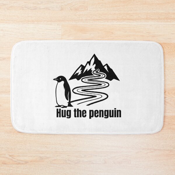 Item preview, Hug The Penguin designed and sold by ANNINOART ⭐⭐⭐⭐⭐.