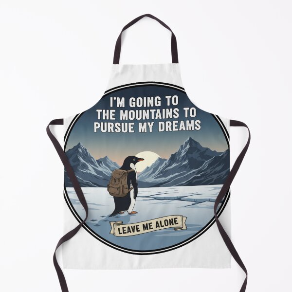 Item preview, Nihilist Penguin 2026 – Pursue My Dreams Leave Me Alone Vintage Meme Badge designed and sold by Wear Sculpt.