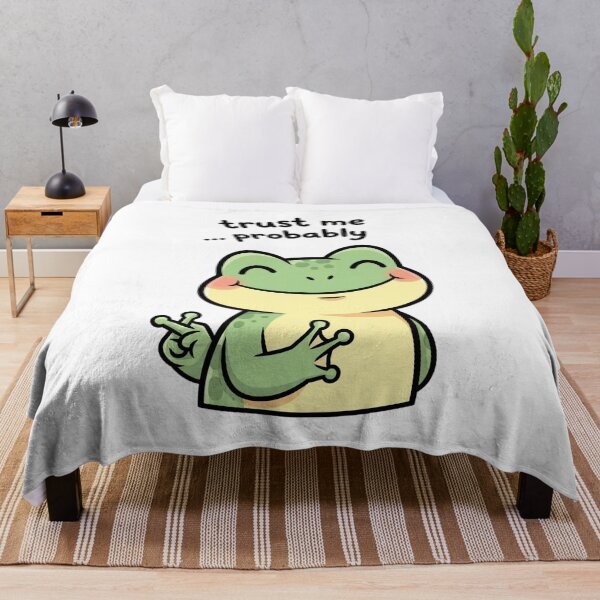 Item preview, Trust Me – Cute Frog With Questionable Intentions designed and sold by artaipix.