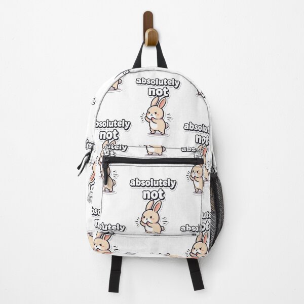 Item preview, Absolutely Not – Cute Bunny Refusal Cartoon designed and sold by artaipix.