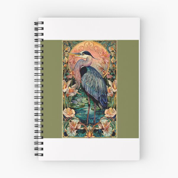 Item preview, Elegant Heron in Tranquil Waterscape  designed and sold by Helios Be. Lavsh.