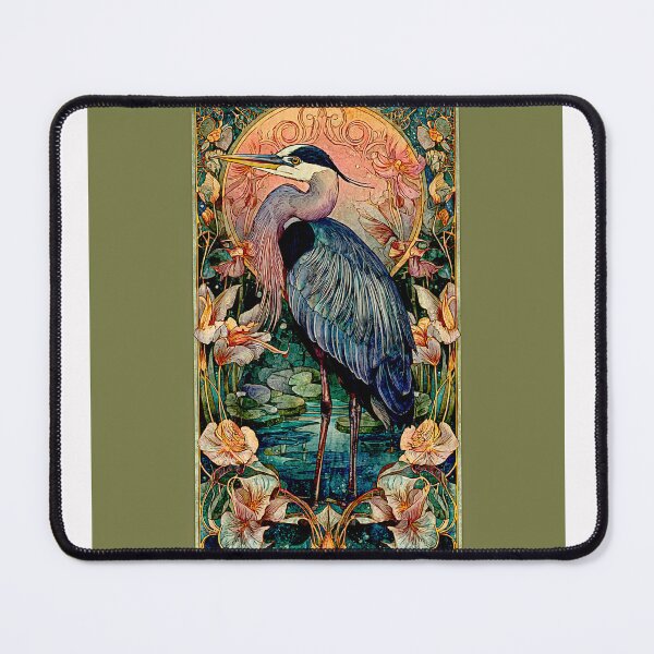 Item preview, Elegant Heron in Tranquil Waterscape designed and sold by Helios Be. Lavsh.