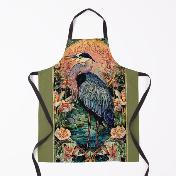Item preview, Elegant Heron in Tranquil Waterscape designed and sold by Helios Be. Lavsh.