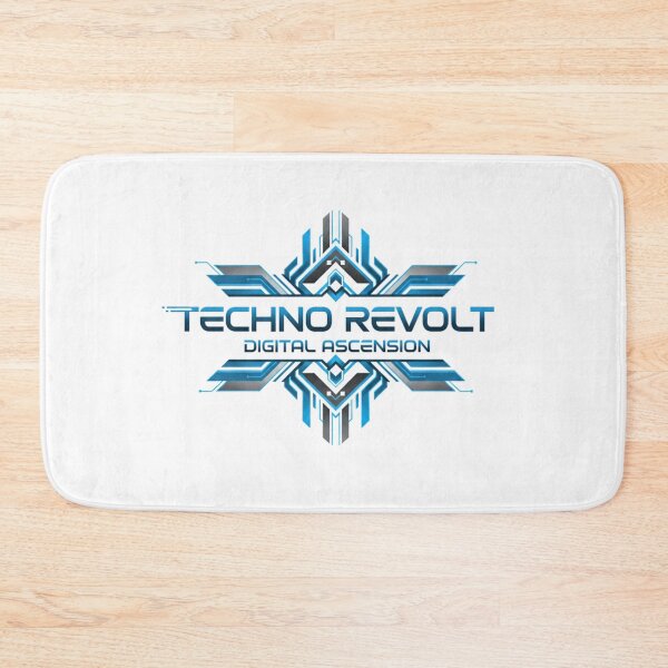 Item preview, Techno Revolt logo – Futuristic Digital Design designed and sold by HoriArc.
