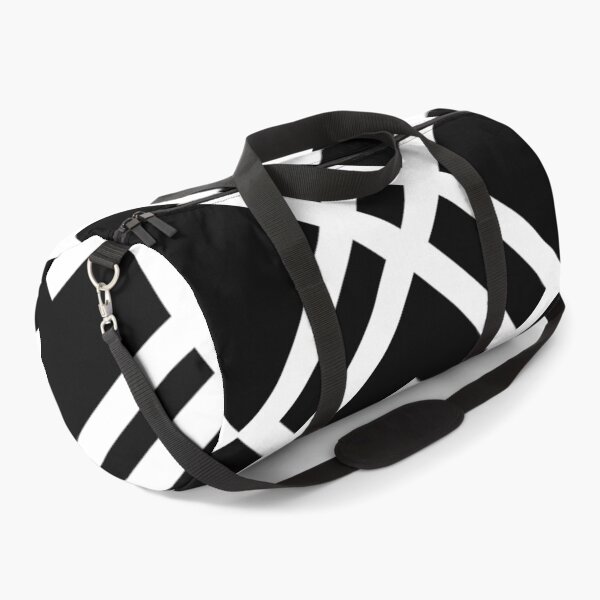 Item preview,  Monochrome Geometric Lattice Pattern Interlocking Squares And Diamonds  designed and sold by studioart.