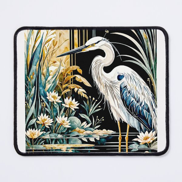 Item preview, Elegant Heron in Tranquil Waterscape #2 designed and sold by Helios Be. Lavsh.