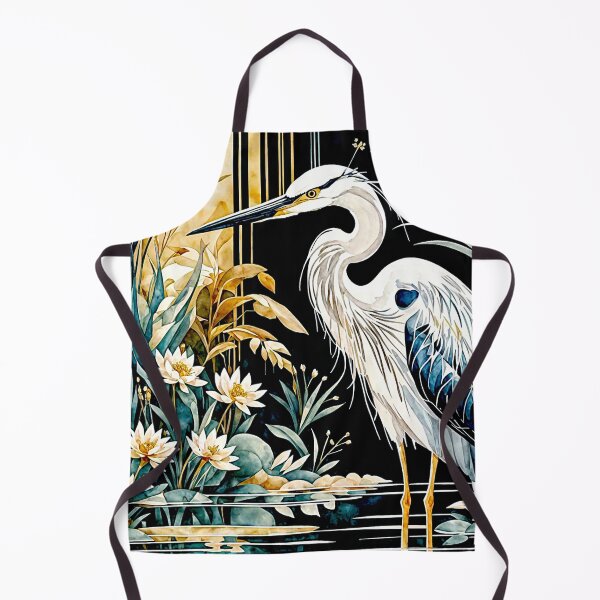 Item preview, Elegant Heron in Tranquil Waterscape #2 designed and sold by Helios Be. Lavsh.