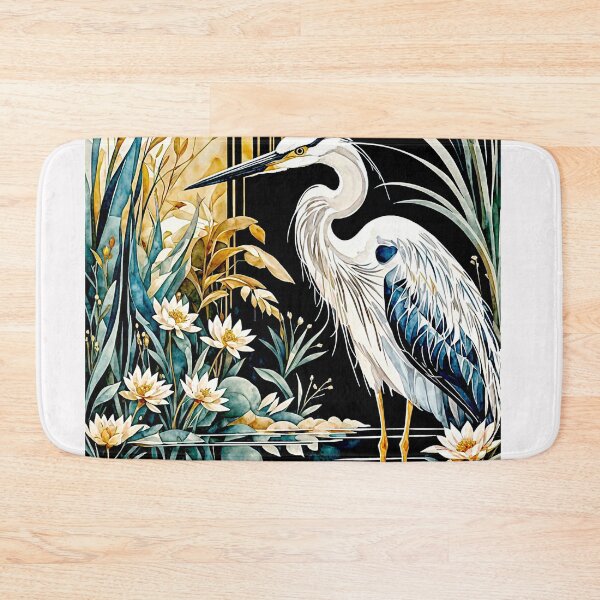 Item preview, Elegant Heron in Tranquil Waterscape #2 designed and sold by Helios Be. Lavsh.
