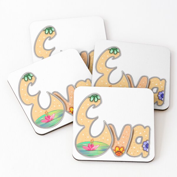 Item preview, Eva Name personalized gifts for women and girls - personalised Eva designed and sold by Artonmytee.