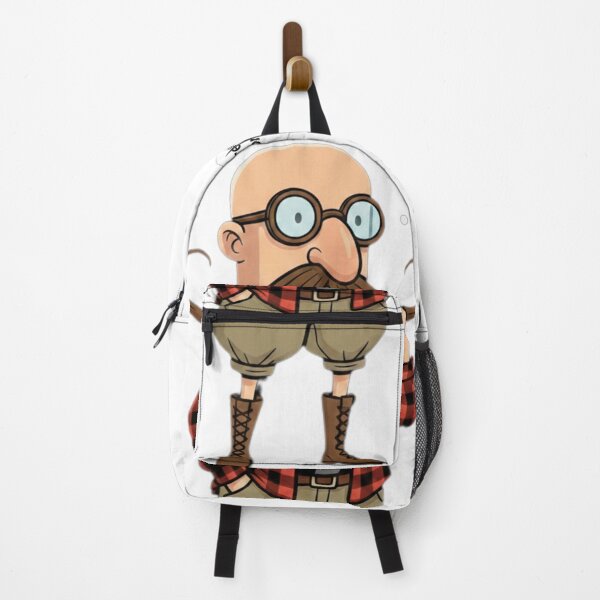 Item preview, Bald Quirky Inventor with Giant Mustache designed and sold by Fatomfatom.