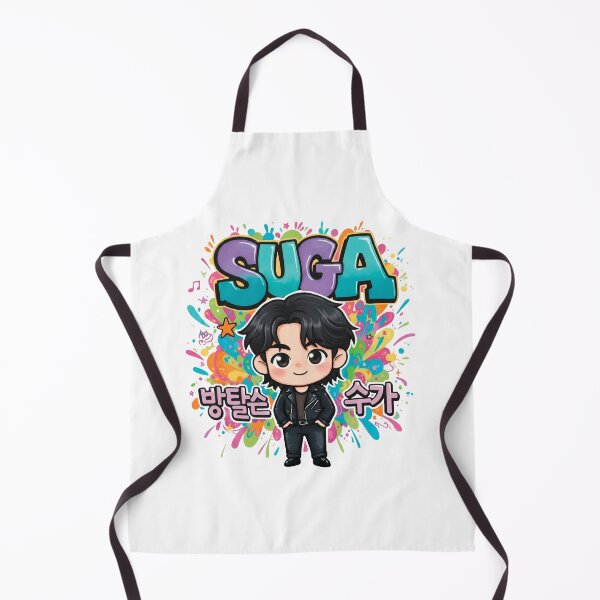 Item preview, BTS SUGA Min Yoongi Chibi Art - Cool Rocker Style Fanart designed and sold by Polarisofficial.