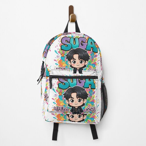 Item preview, BTS SUGA Min Yoongi Chibi Art - Cool Rocker Style Fanart designed and sold by Polarisofficial.