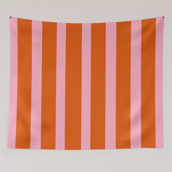 Item preview, Pink and Orange Stripes  designed and sold by OneThreeSix.