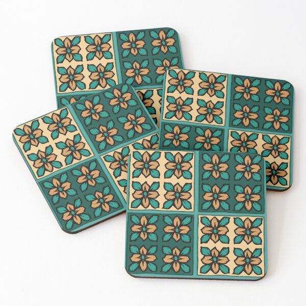 Item preview, Floral Tile  designed and sold by annettemwvb.