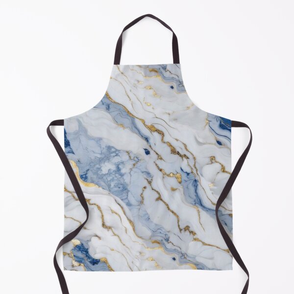 Item preview, Elegant blue gray white gold marble granite pattern designed and sold by hollycooper.
