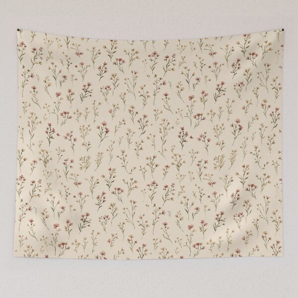 Item preview, Small Hand Drawn Watercolor Wildflower Pattern designed and sold by Prismatect.