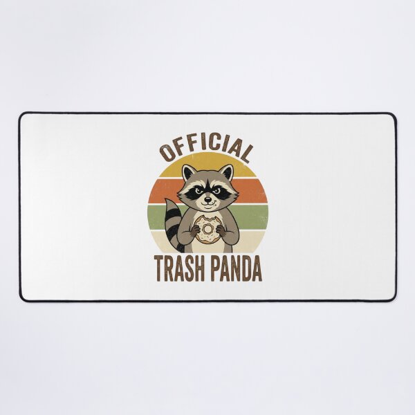 Artikelvorschau, Offizieller Trash Panda Lustiger Waschbär Donut Retro 70er Vintage Aufkleber entworfen und verkauft von Pingi-shop.