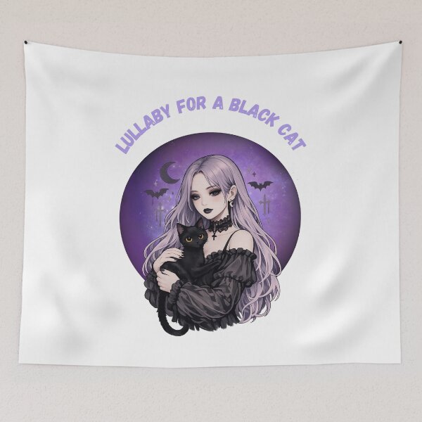 Item preview, Lullaby for a Black Cat designed and sold by Lavender-Kitty.