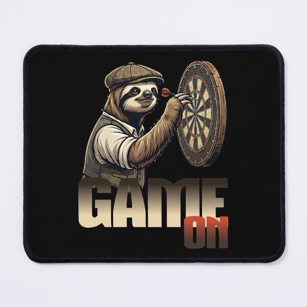 Item preview, Cool sloth plays darts designed and sold by ReneMM.
