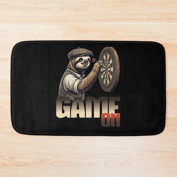 Item preview, Cool sloth plays darts designed and sold by ReneMM.