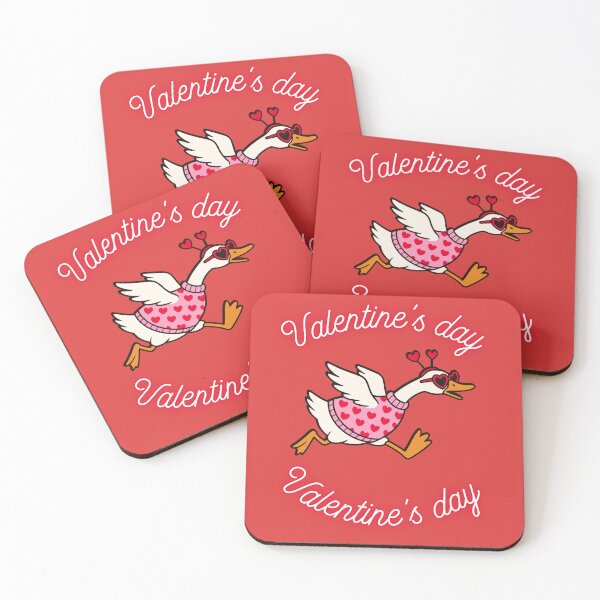 Item preview, The goose reminds us of Valentine's Day. designed and sold by Aquarius-club.