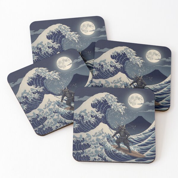 Item preview, Samurai & The Wave Collection. Night wave. designed and sold by Imbatu.