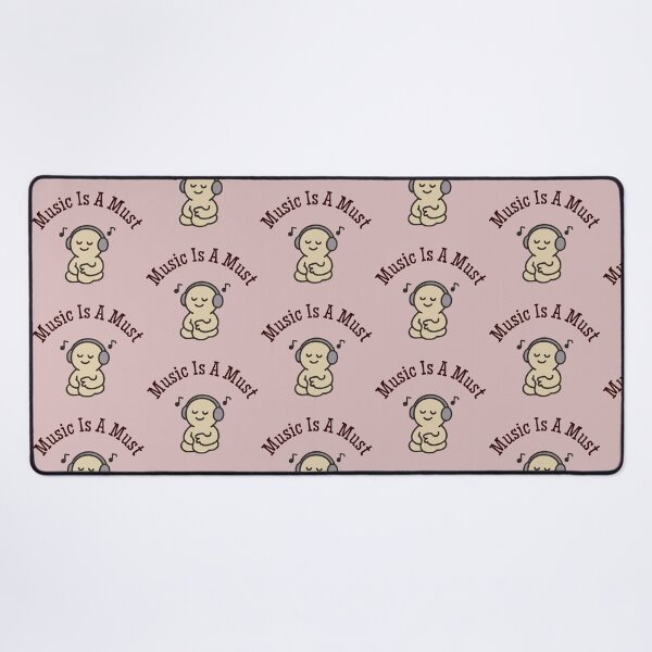 Item preview, Music Is A Must Chill Relax Calm Text Stickers Prints Posters Wall Art Magnet Home Coffee Cup Decoration TShirt Stationary Notebook Magnet Hat Kitchen Work School Office Redbubble Shop designed and sold by Saritas Boutique Shop.