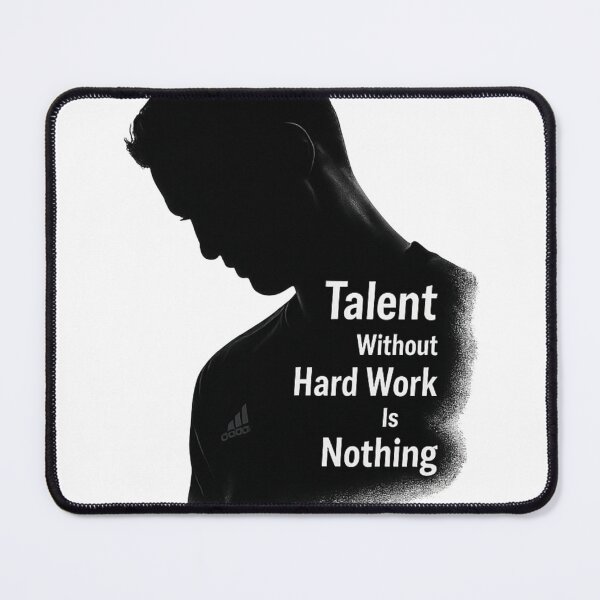Item preview, Talent Without Hard Work Is Nothing – Motivational Silhouette Quote Design designed and sold by Printitbyus.
