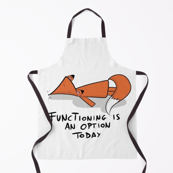 Item preview, Functioning Is An Option Today - Relatable Mental Health Humor Fox designed and sold by DesignFreakArt.