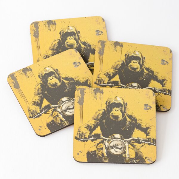 Item preview, Funny Graffiti orangutang on a motorcycle designed and sold by Boxing Kangaroo Retail Company.