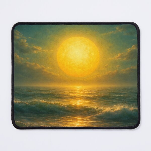 Item preview, Golden Sun Over Silent Sea designed and sold by PurrfectWhisper.