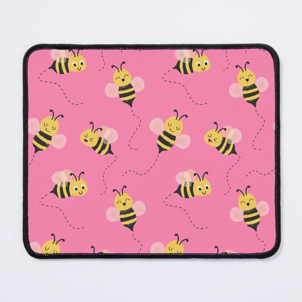 Item preview, The Buzz Girly Bees On Pink designed and sold by SamAnnDesigns.