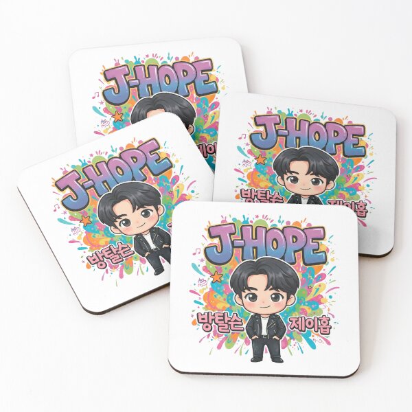 Item preview, BTS J-Hope Chibi Fanart - Hope World Colorful Splash Art designed and sold by Polarisofficial.
