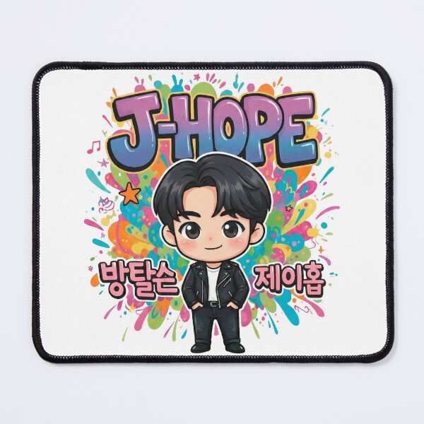 Item preview, BTS J-Hope Chibi Fanart - Hope World Colorful Splash Art designed and sold by Polarisofficial.