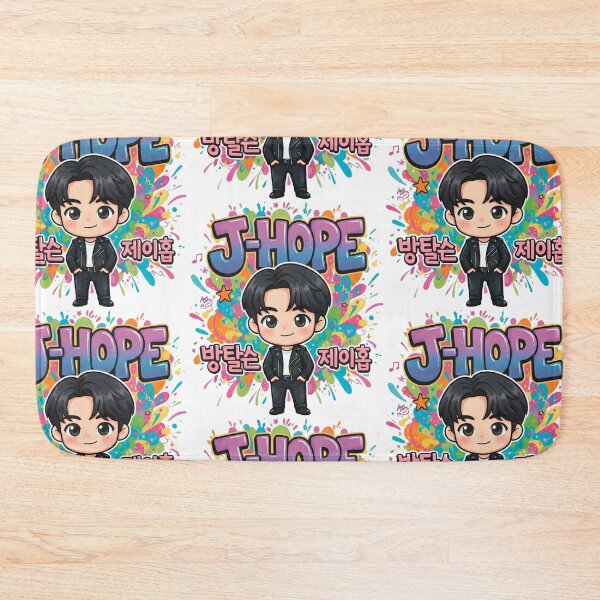 Item preview, BTS J-Hope Chibi Fanart - Hope World Colorful Splash Art designed and sold by Polarisofficial.