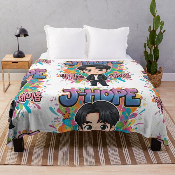 Item preview, BTS J-Hope Chibi Fanart - Hope World Colorful Splash Art designed and sold by Polarisofficial.