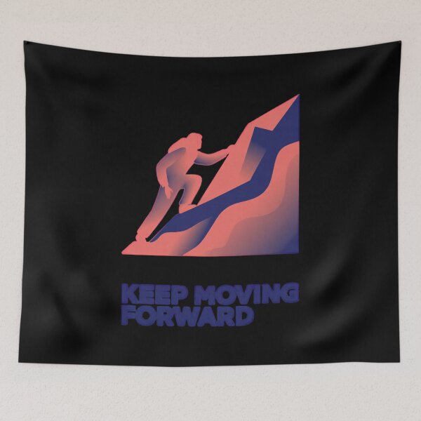 Item preview, Keep Moving Forward – Motivational Minimalist Line Art Vector | Inspirational Design designed and sold by Design_Your_Day.
