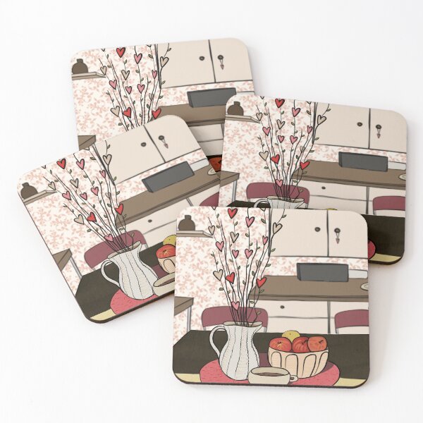 Item preview, St. Valentine's Day Still life illustration designed and sold by lilyrouen.