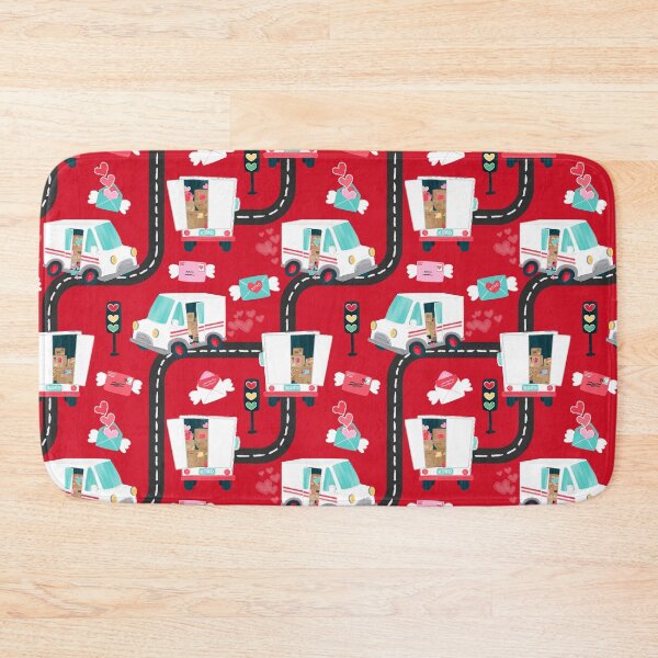 Item preview, Valentine Mail Trucks Special Delivery Red designed and sold by SamAnnDesigns.