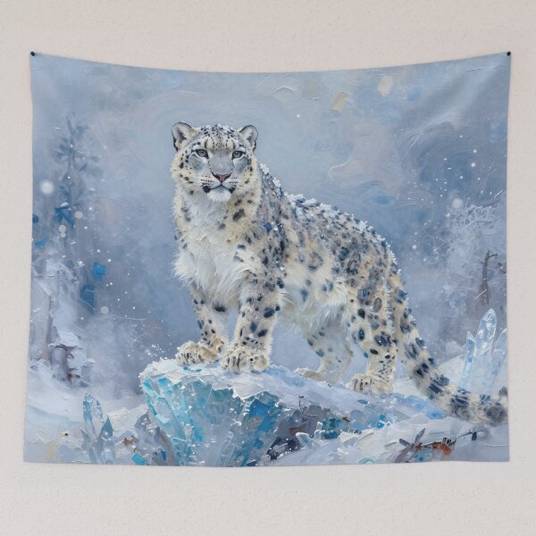 Item preview, Snow leopard designed and sold by LilithsDesires.