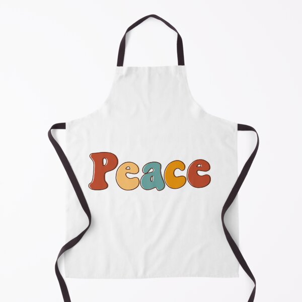 Item preview, Peace Retro Bubble Typography Cute Colorful Sticker Design designed and sold by ZYNORAworld.